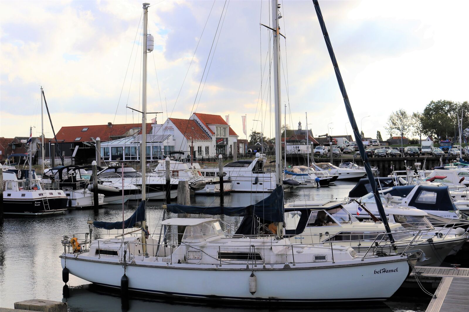 Canon EOS 80D sample photo. Yerseke, holland, port photography