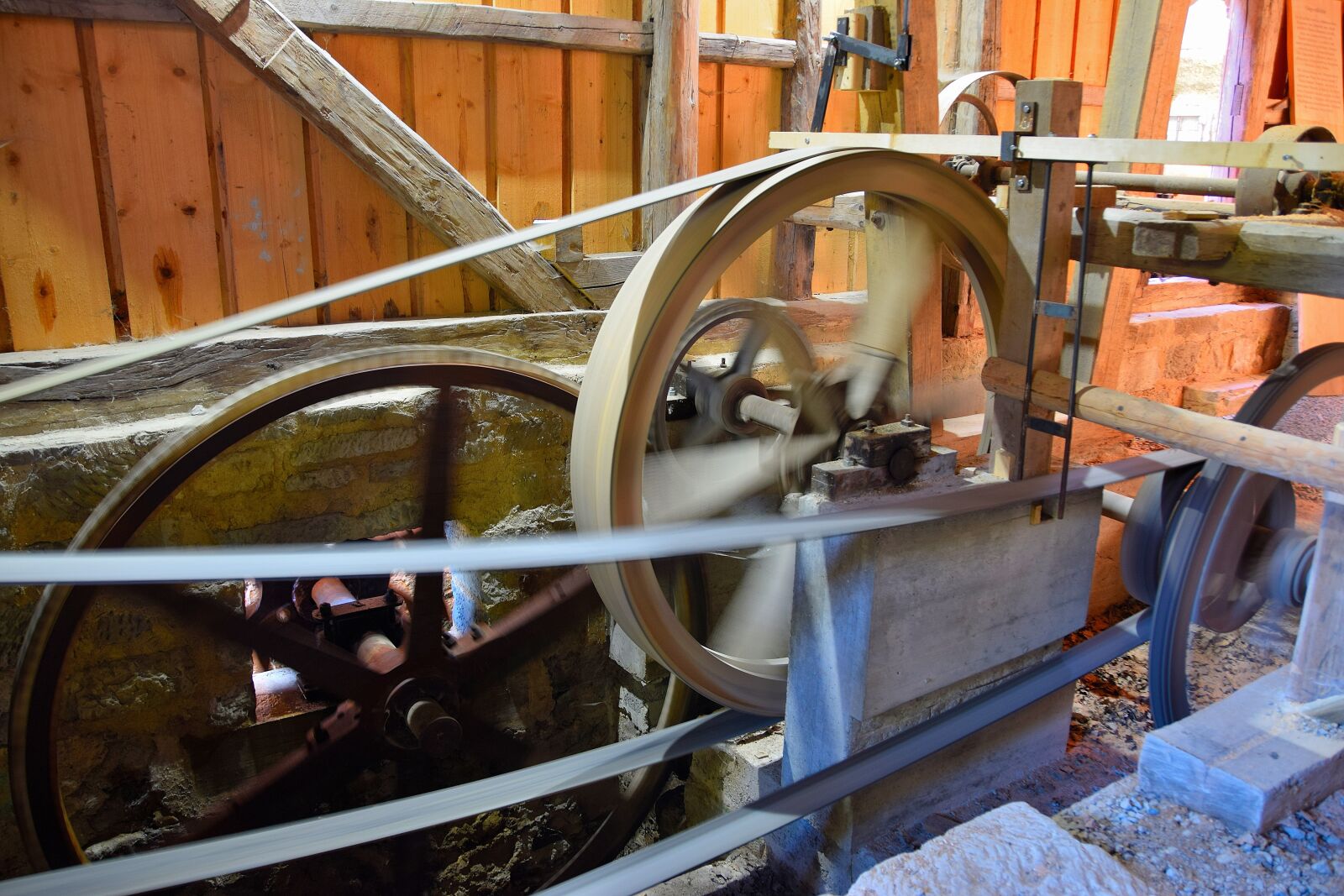 Nikon D3300 sample photo. Mill, belt, belt drive photography