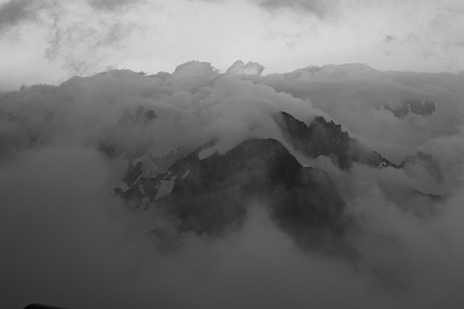 Nikon D850 sample photo. Black and white, mountains photography