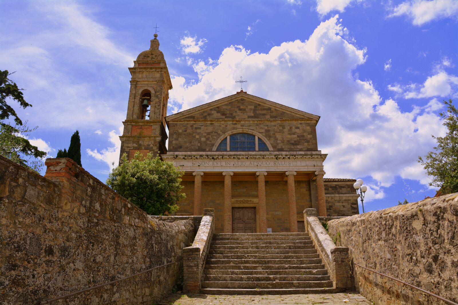 Nikon D7100 sample photo. Viale, church, stairs photography