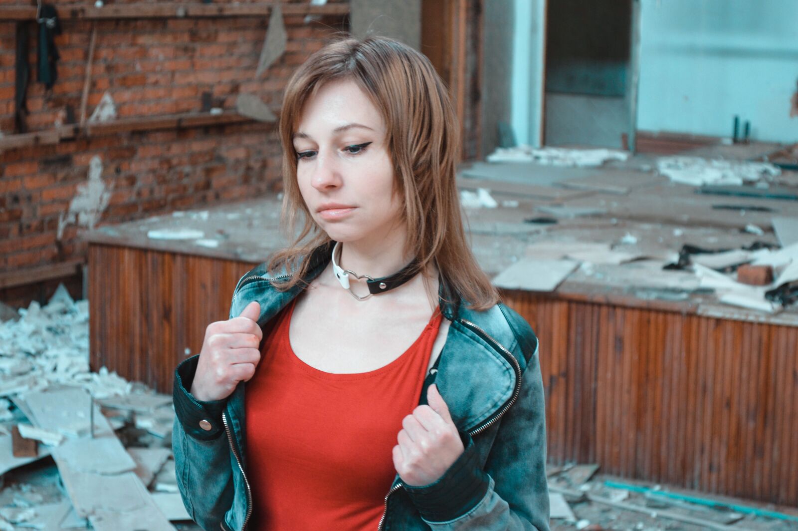 Nikon D3200 sample photo. Girl, portrait, punk photography