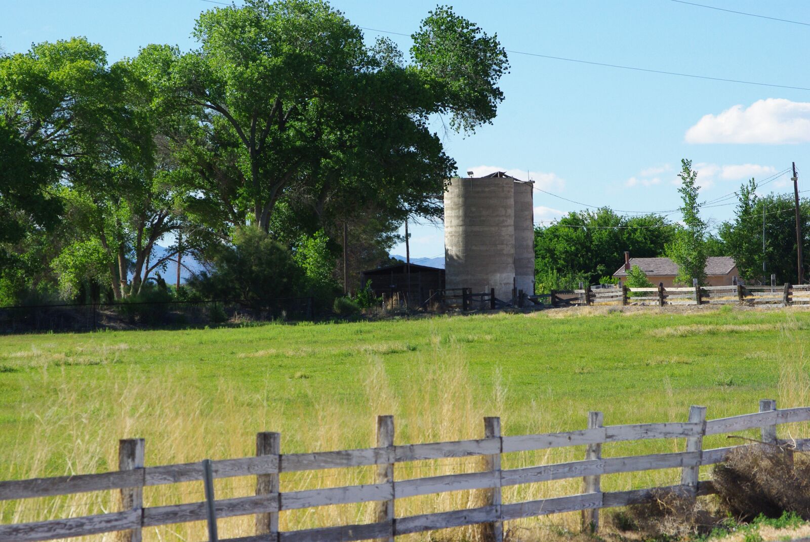 Pentax K200D sample photo. Landscape, field, fence photography