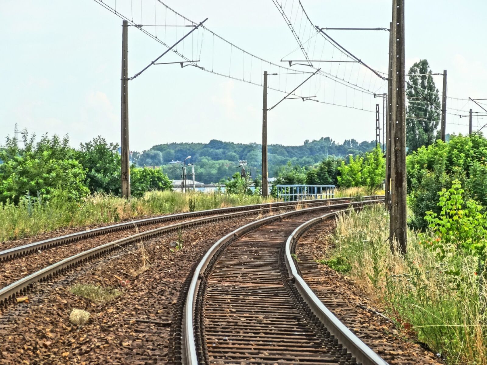 Sony Cyber-shot DSC-HX20V sample photo. Railway, tracks, line photography