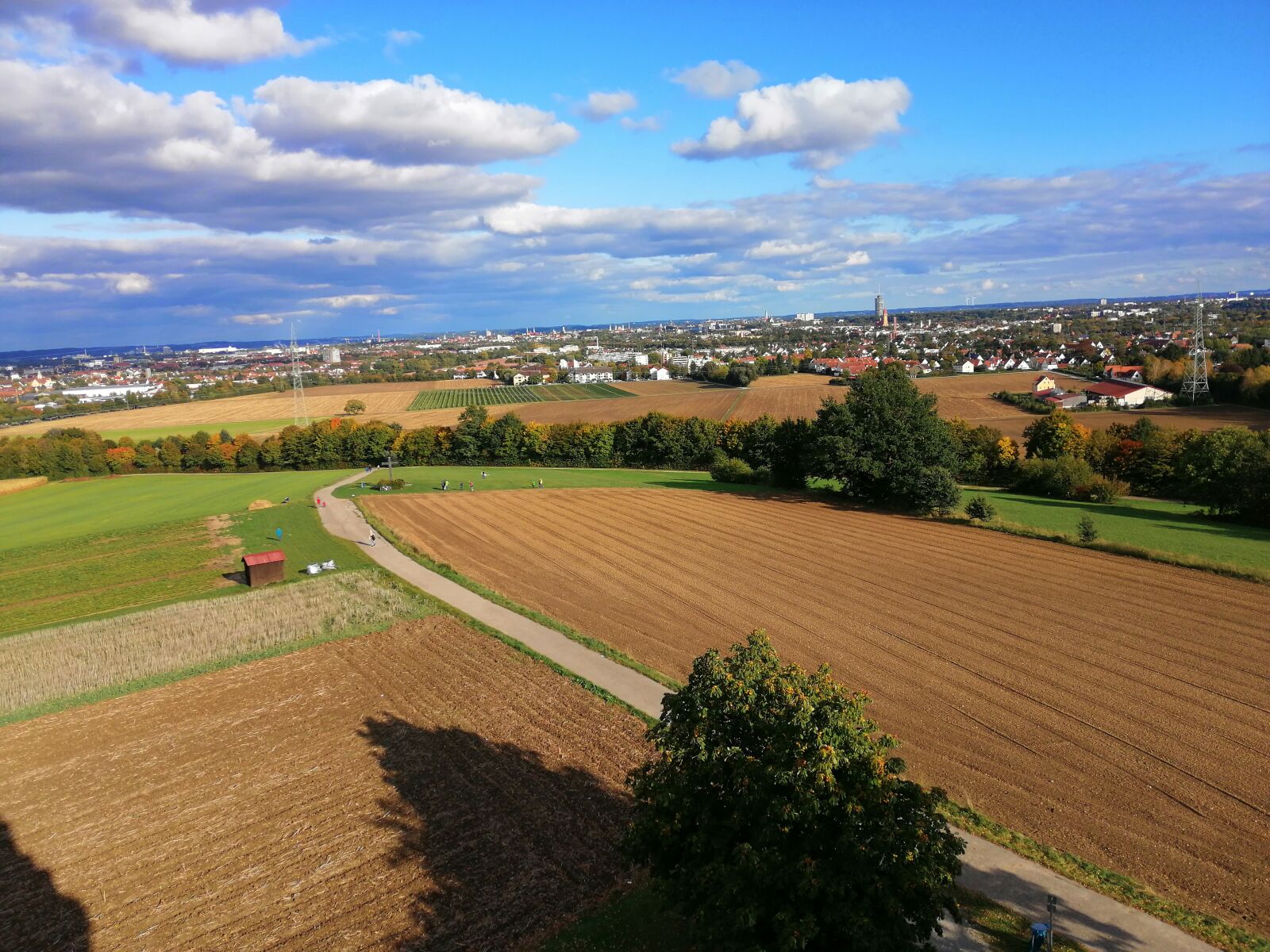 HUAWEI SNE-LX1 sample photo. Fields, sky, clouds photography