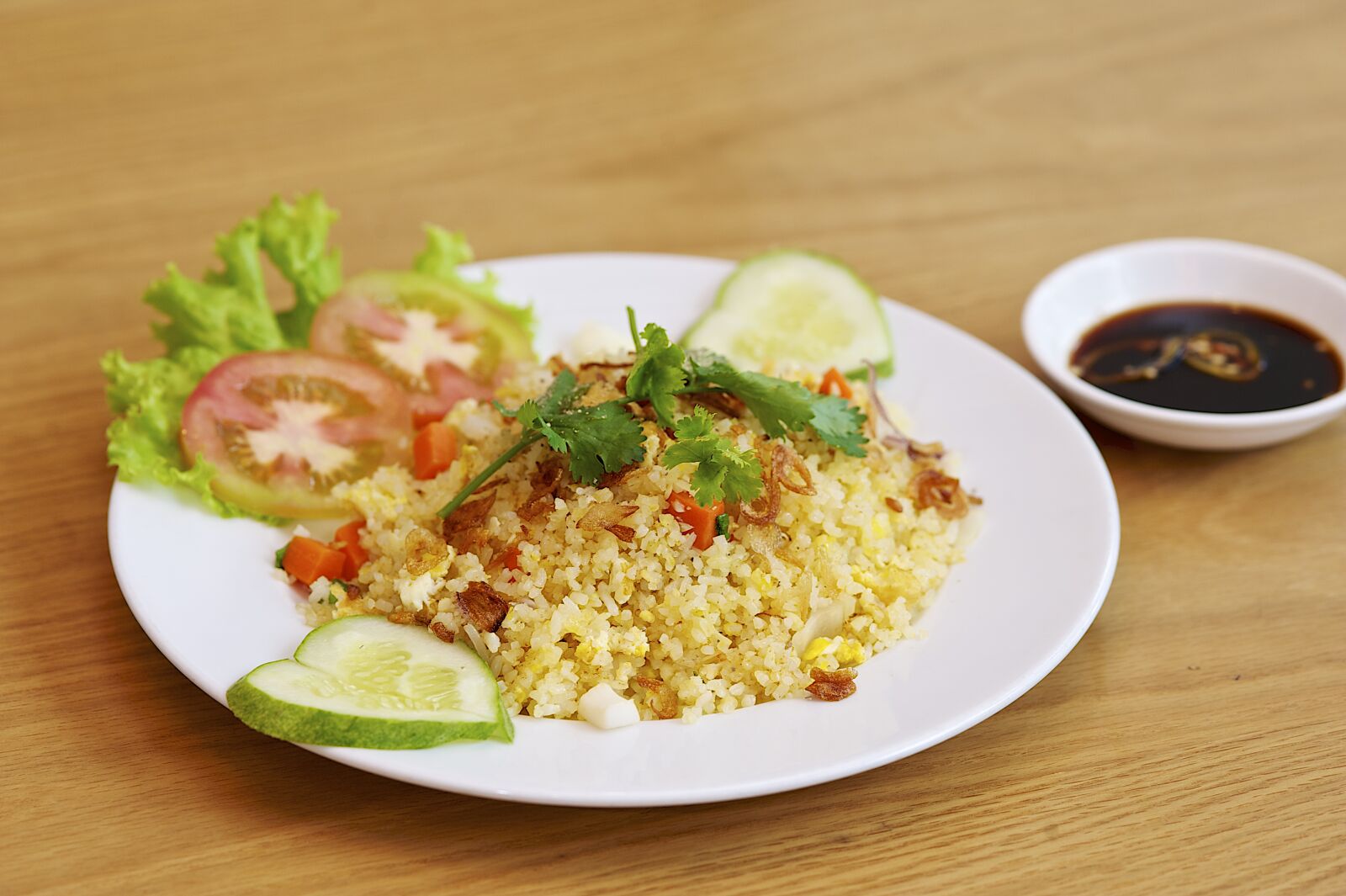 Nikon D3 sample photo. Fried rice, soy sauce photography