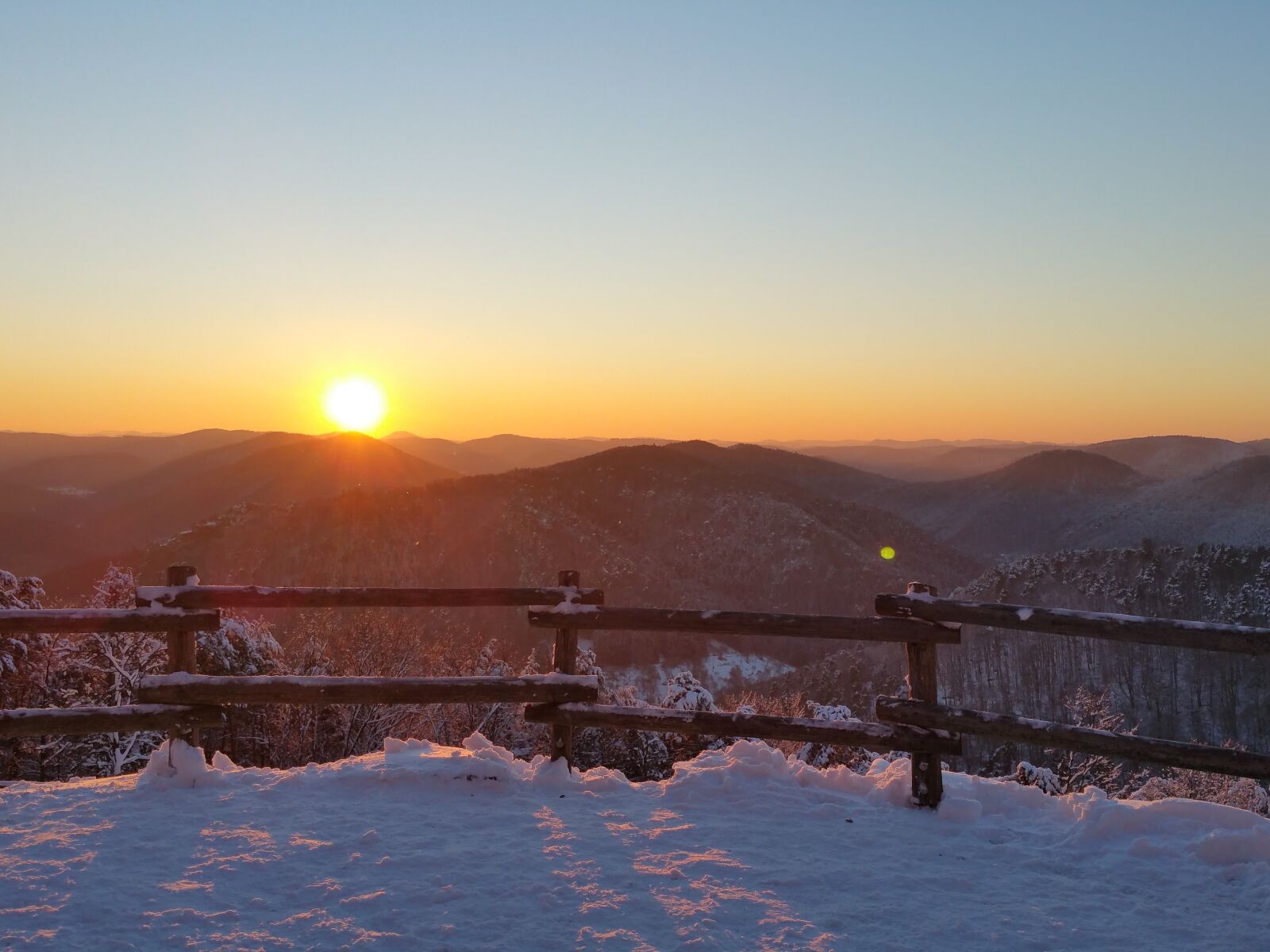 Samsung Galaxy Note4 sample photo. Winter, romantic, sunset photography