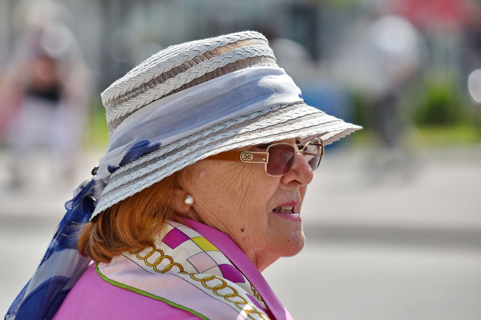 Nikon D5500 sample photo. Eyeglasses, fashion, grandmother, hat photography