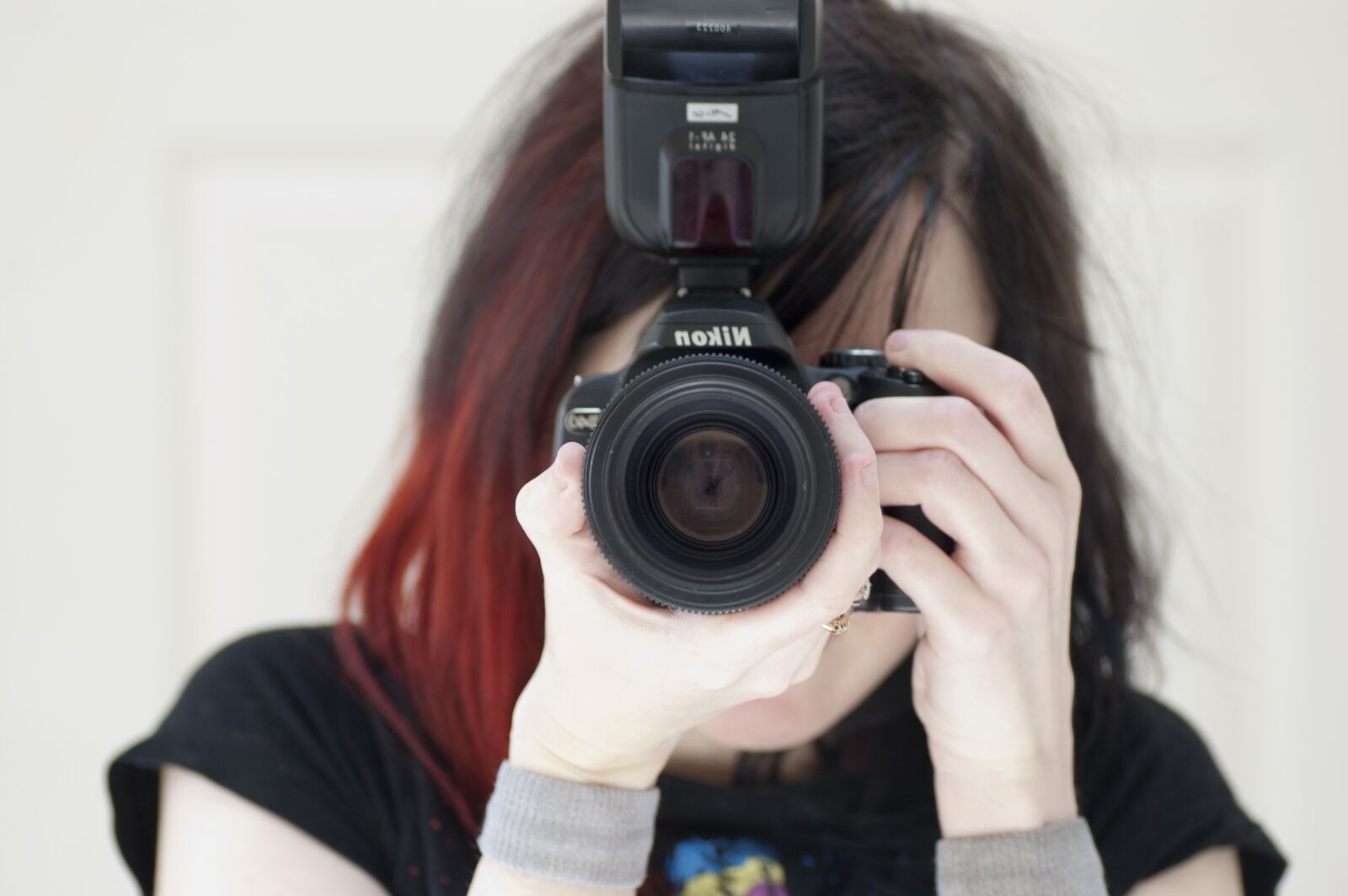 Nikon D40 sample photo. Photographer, girl, camera photography