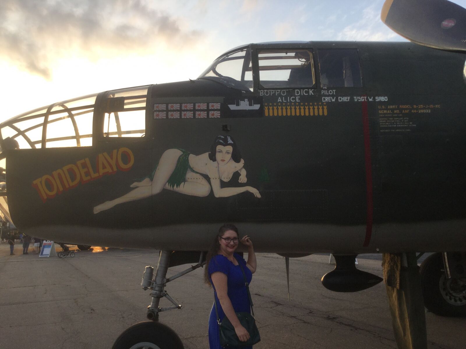 Apple iPod touch sample photo. Nose art, aircraft, b-17 photography