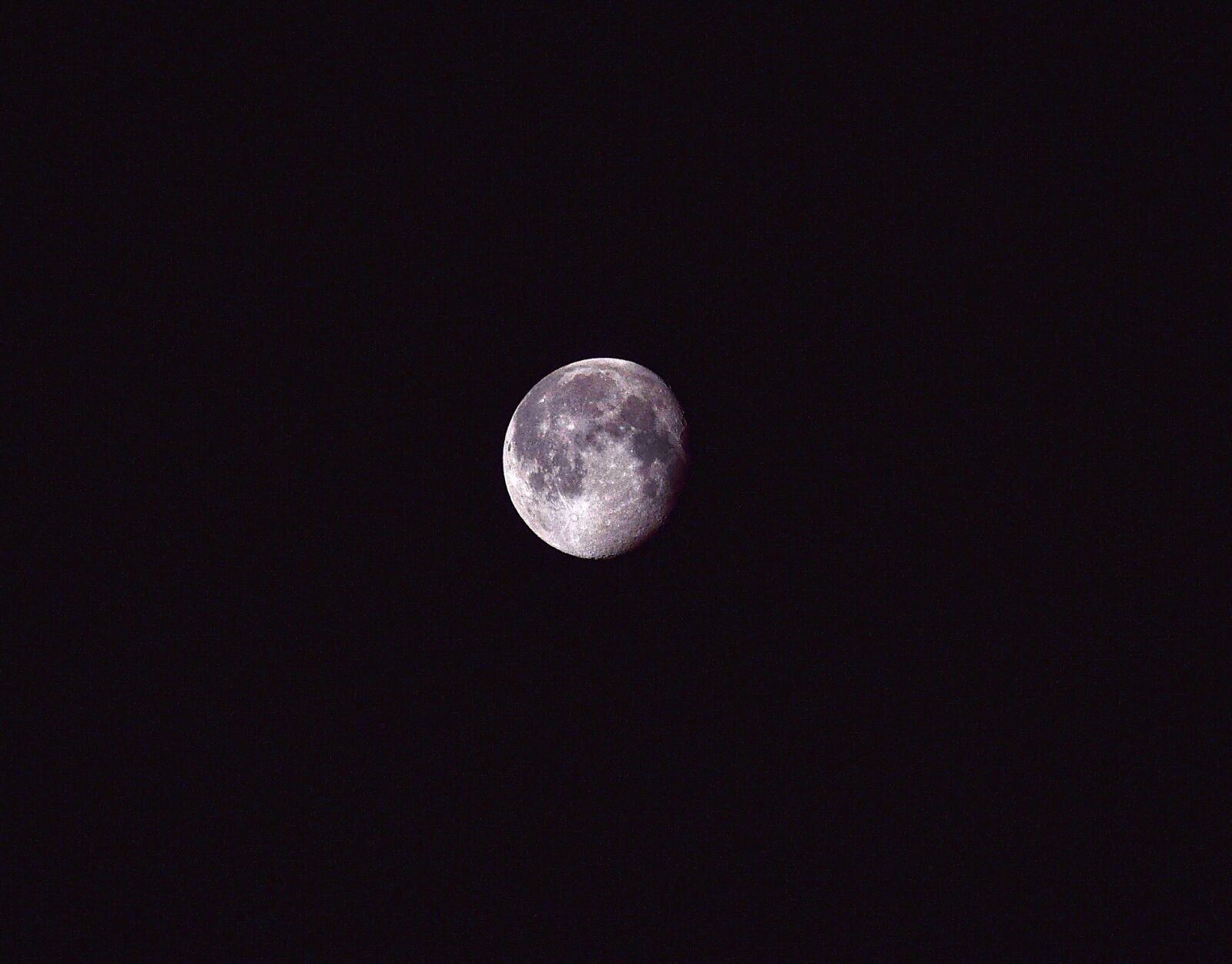 Nikon D3300 sample photo. Waning gibbous march moon photography