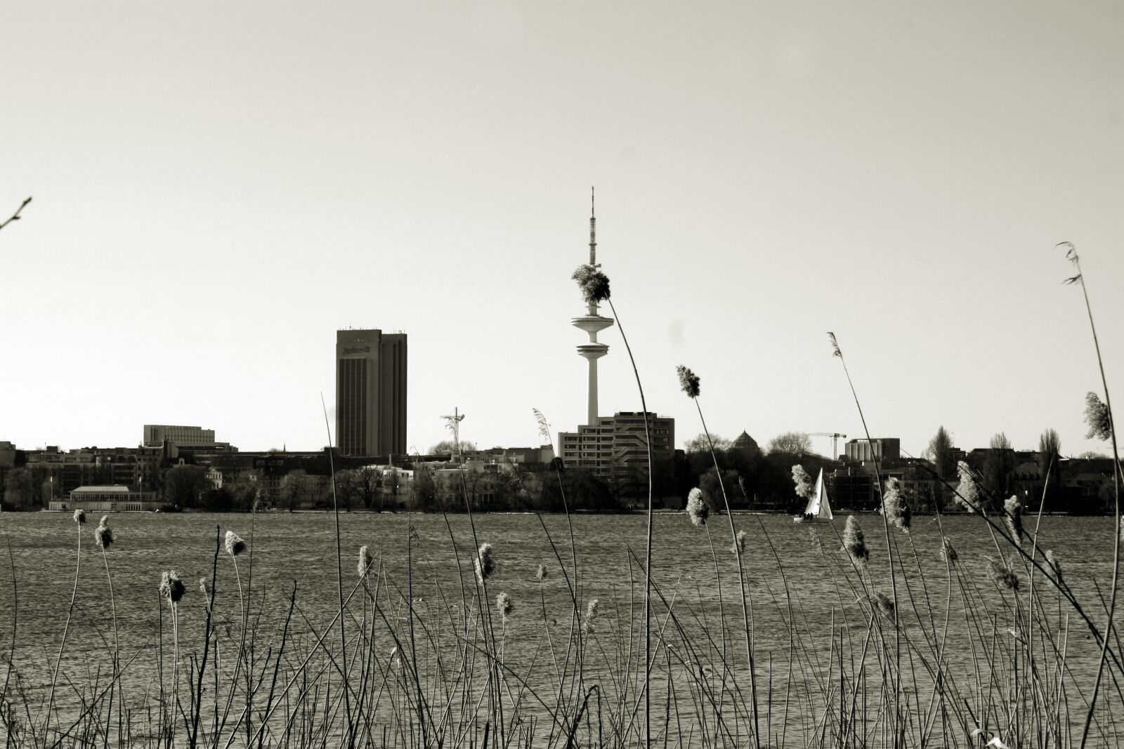 Canon EOS 1000D (EOS Digital Rebel XS / EOS Kiss F) sample photo. Alster, hamburg, hanseatic city photography