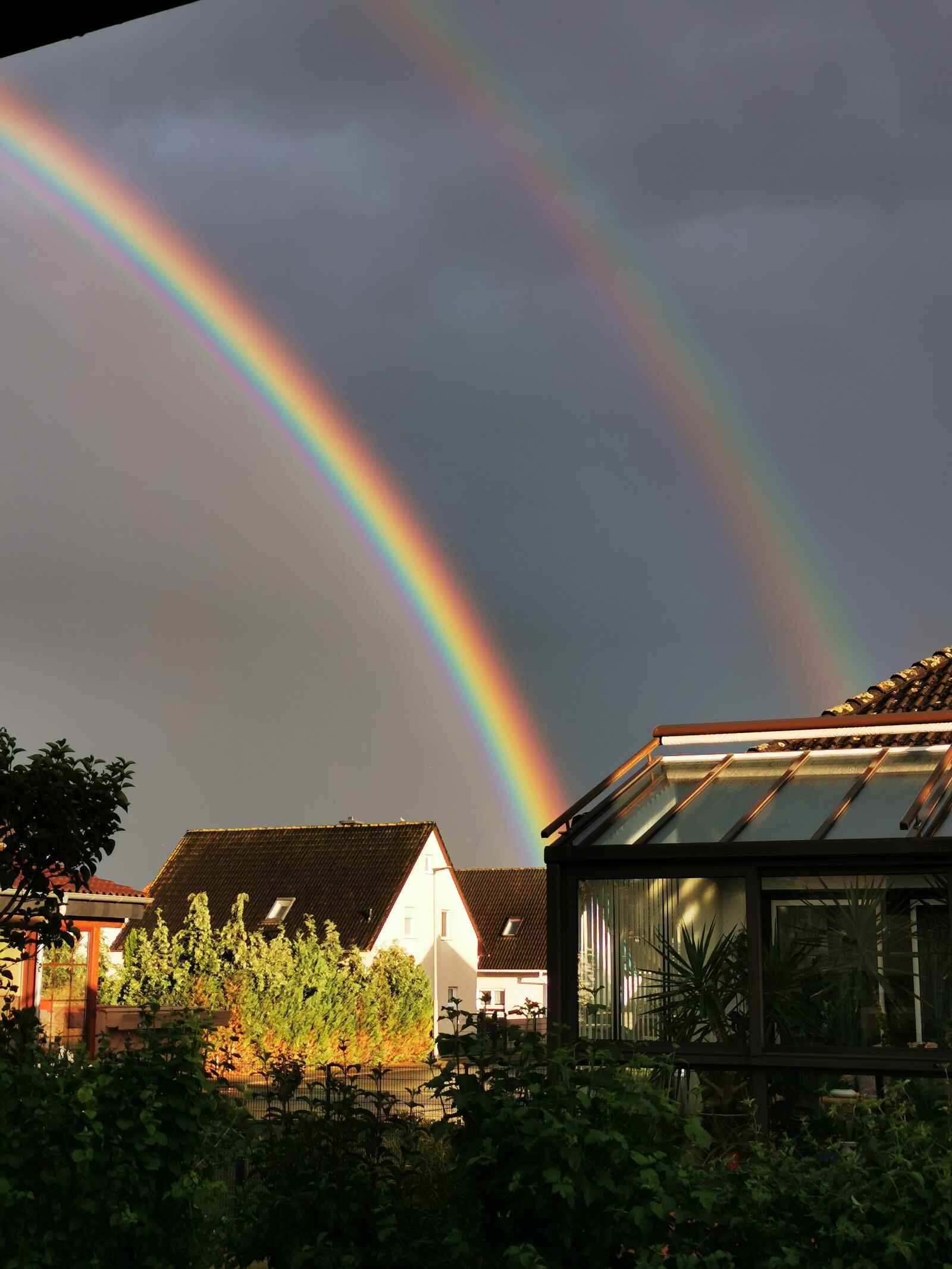 HUAWEI P30 sample photo. Rainbow, sky, thunderstorm photography