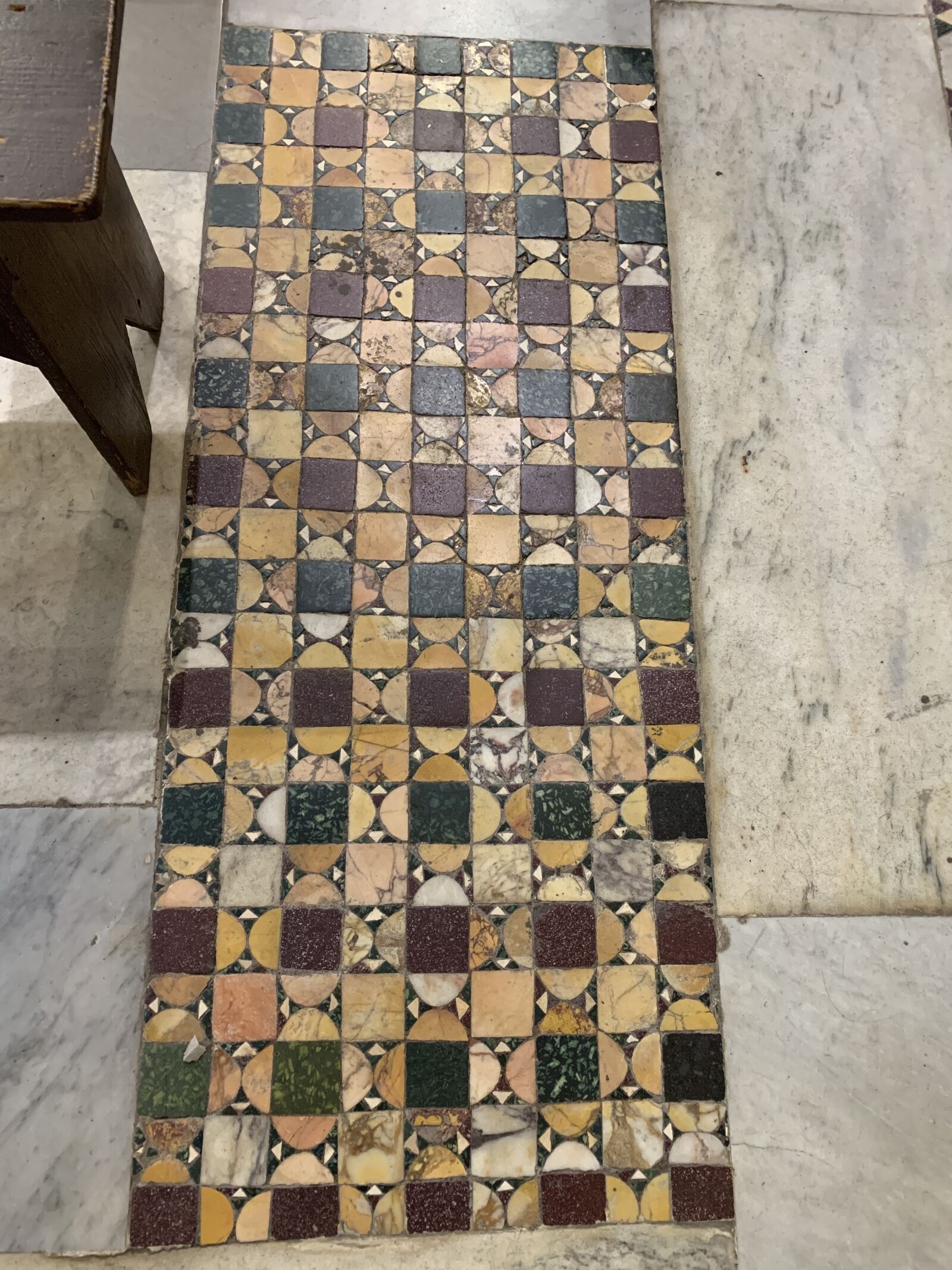 iPhone XS Max back dual camera 4.25mm f/1.8 sample photo. Rome, mosaic, archeology photography