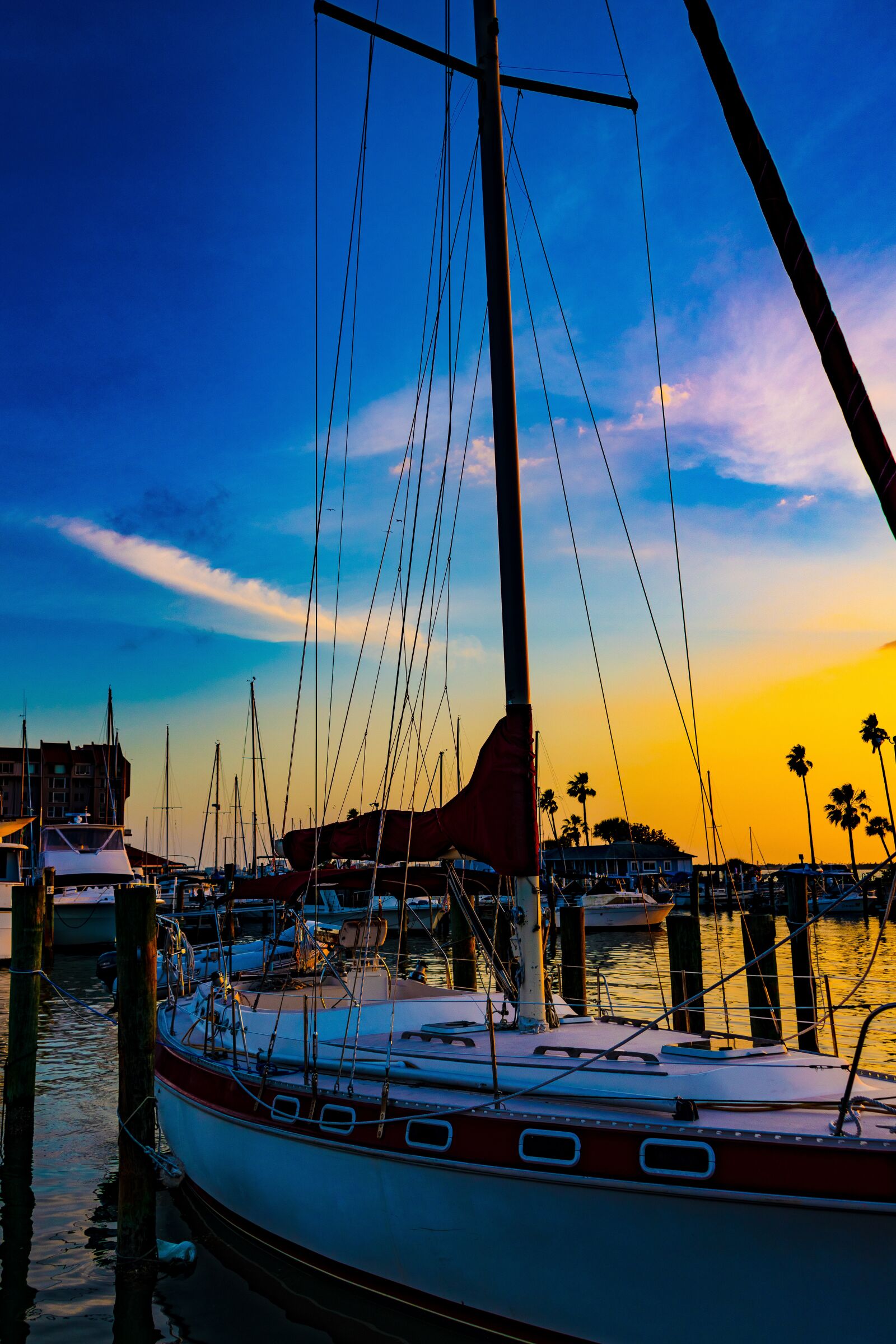 Nikon D850 sample photo. Marina, beach, sunset photography