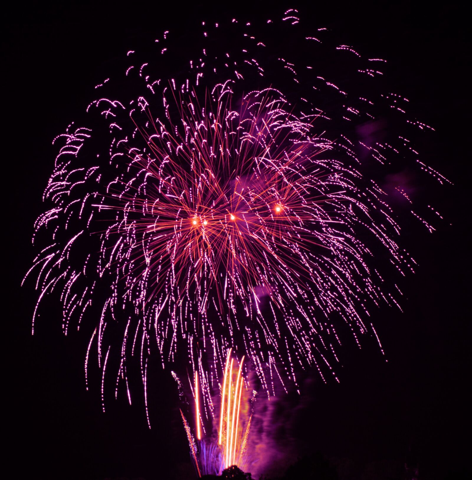 Nikon D7100 sample photo. Fireworks, sky, the eruption photography