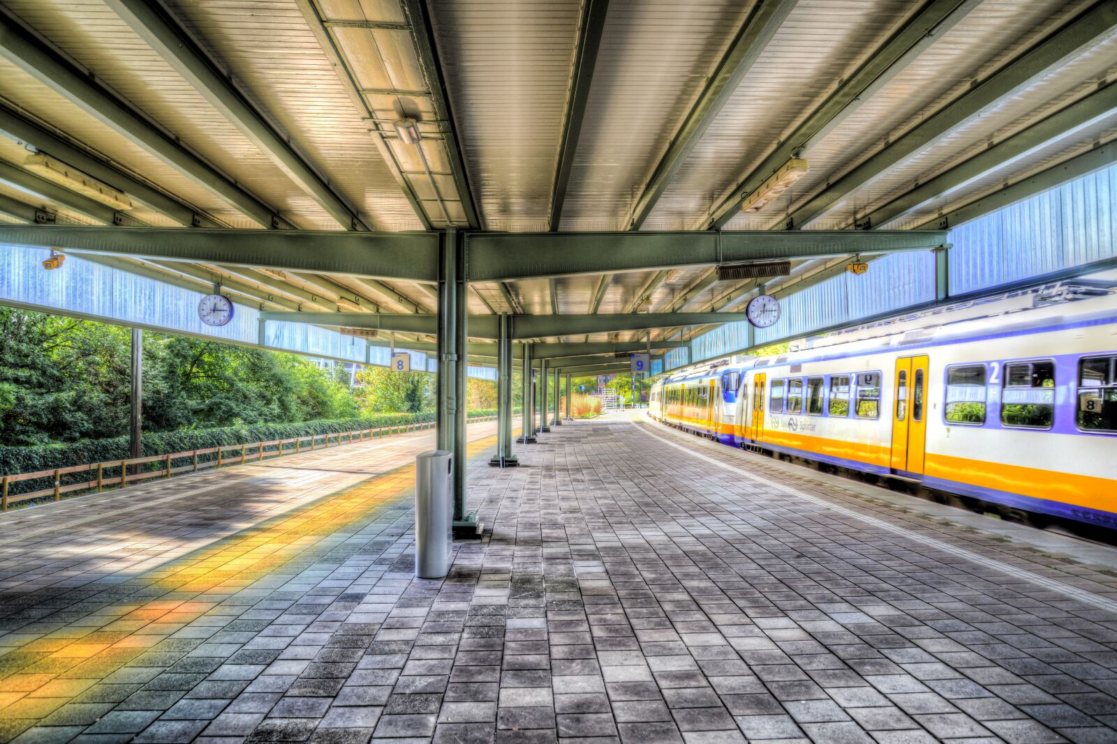 Nikon D610 sample photo. Station, train, empty photography