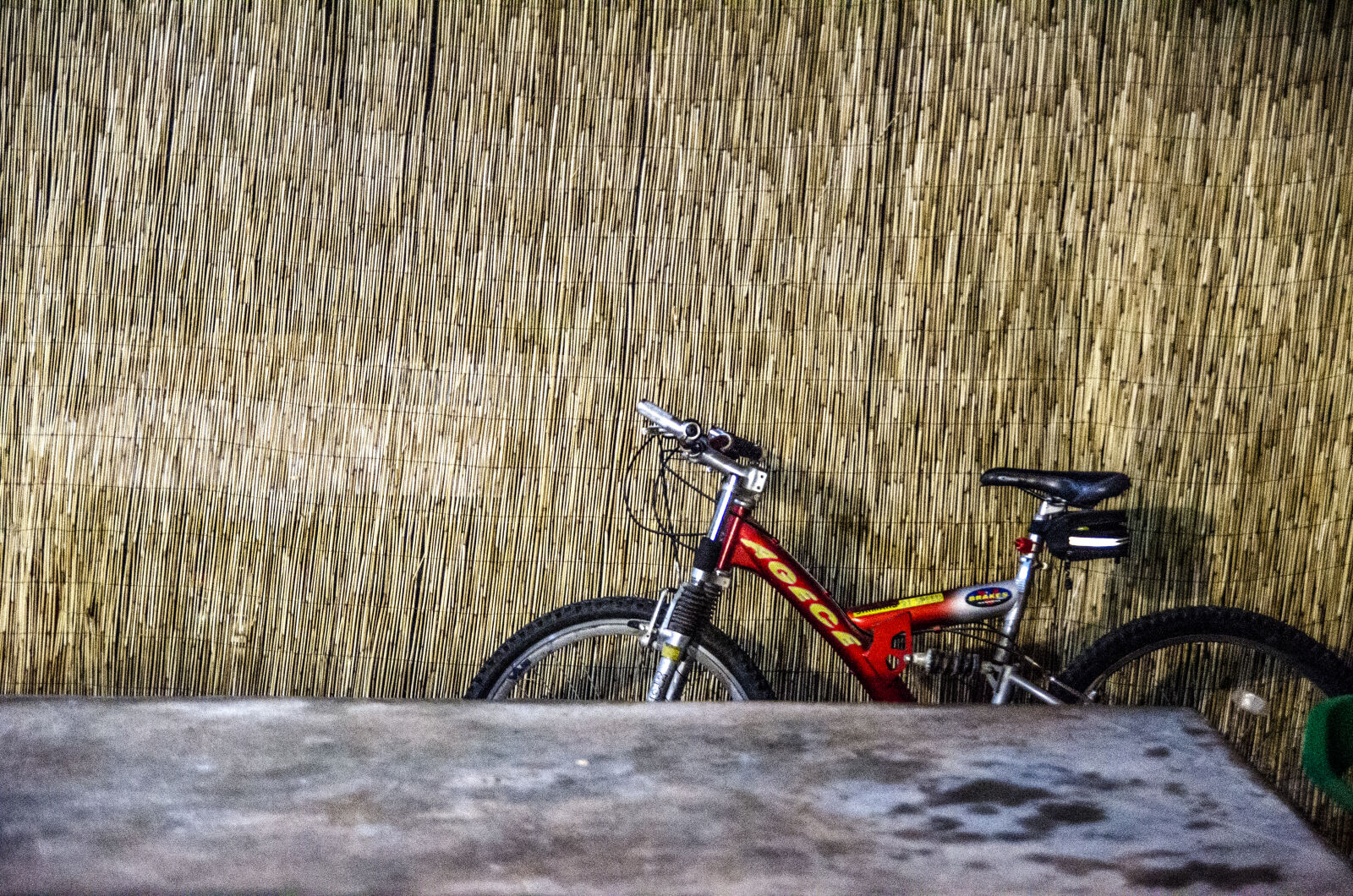 Nikon D7000 sample photo. Bicycle, cazorla, hurdle, red photography
