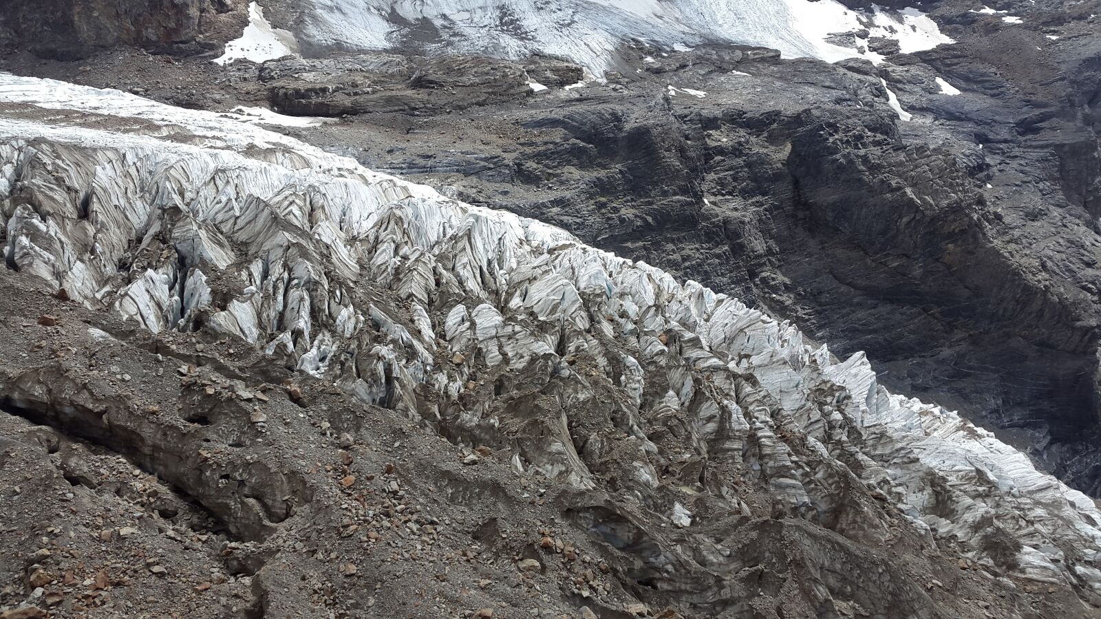 Samsung Galaxy Alpha sample photo. Glacier, moraine, glacier moraine photography