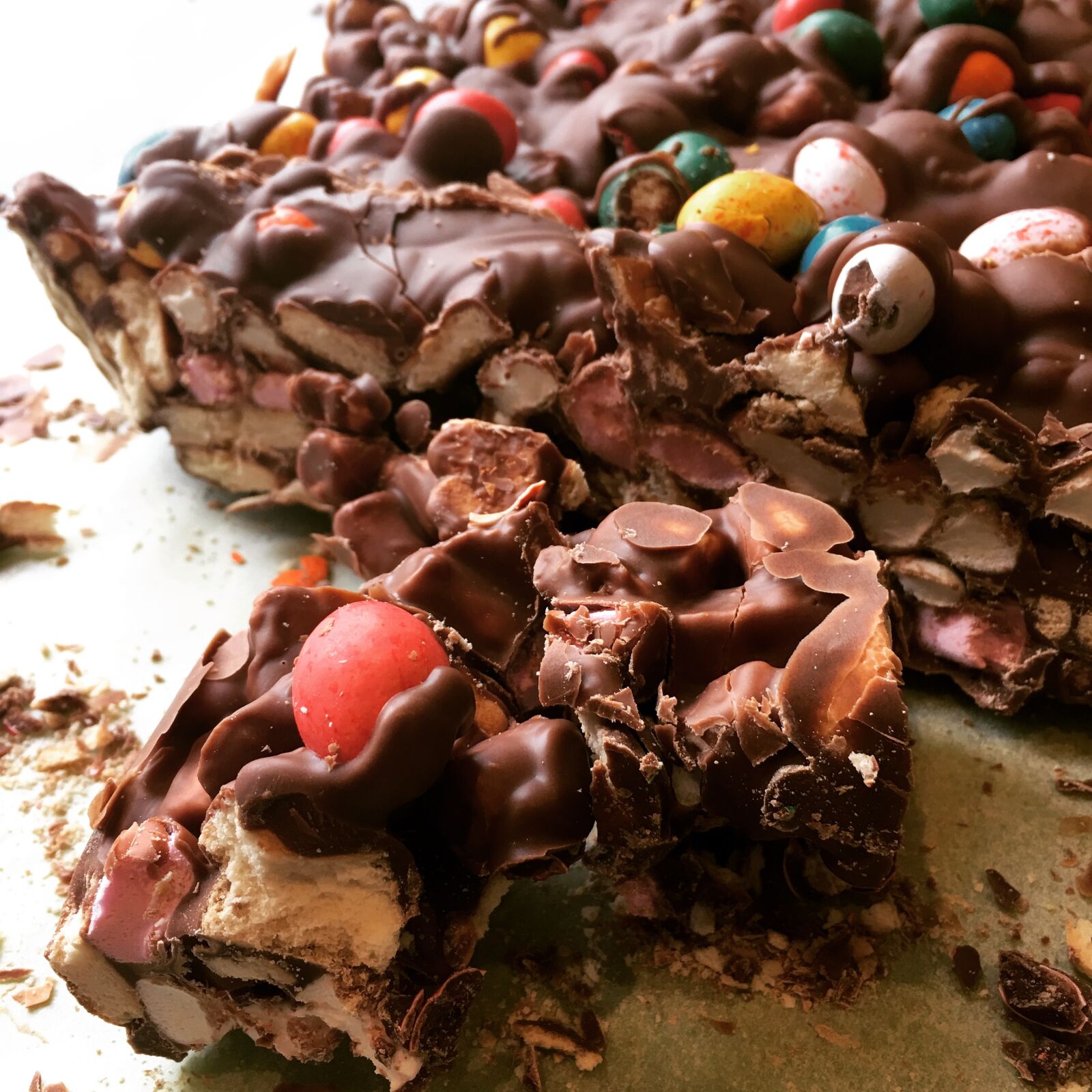 Apple iPhone 6s Plus sample photo. Rocky road, chocolate, dessert photography