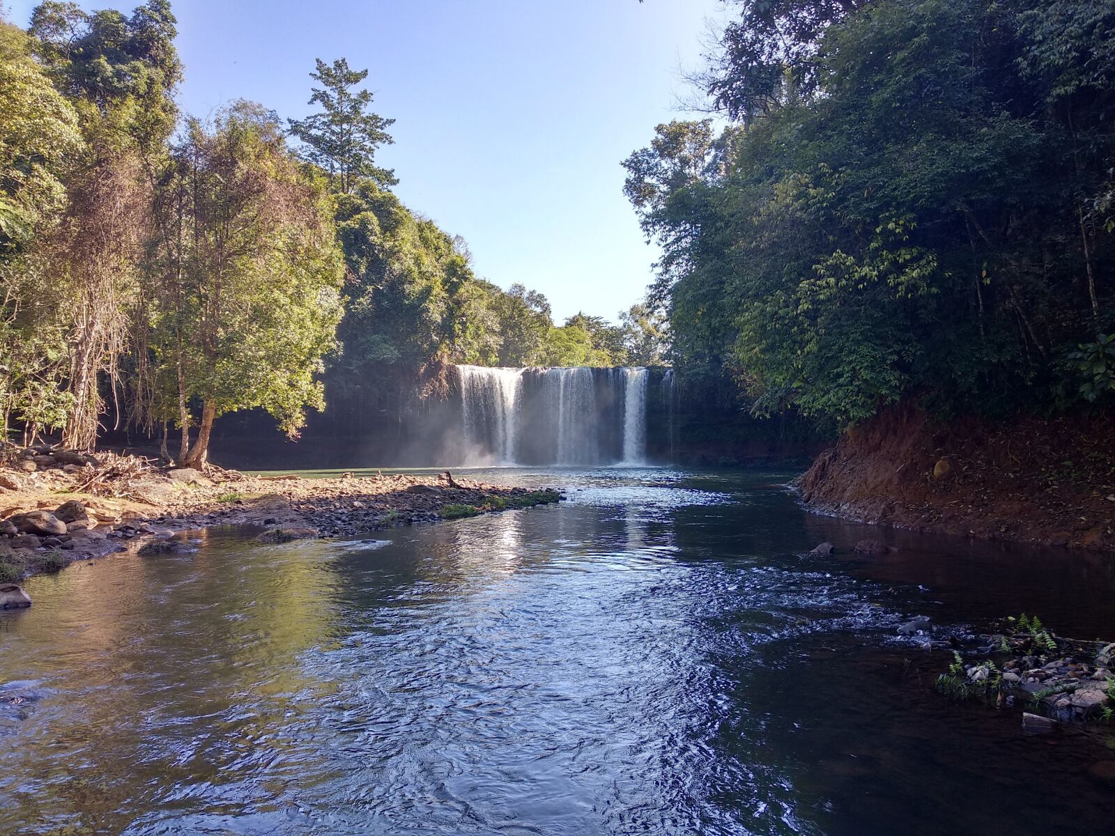 Xiaomi Mi A1 sample photo. Waterfall, pakse, falls photography