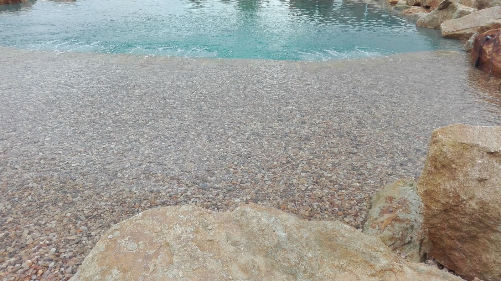 HUAWEI P8 Lite sample photo. Water, lagoon, stones photography