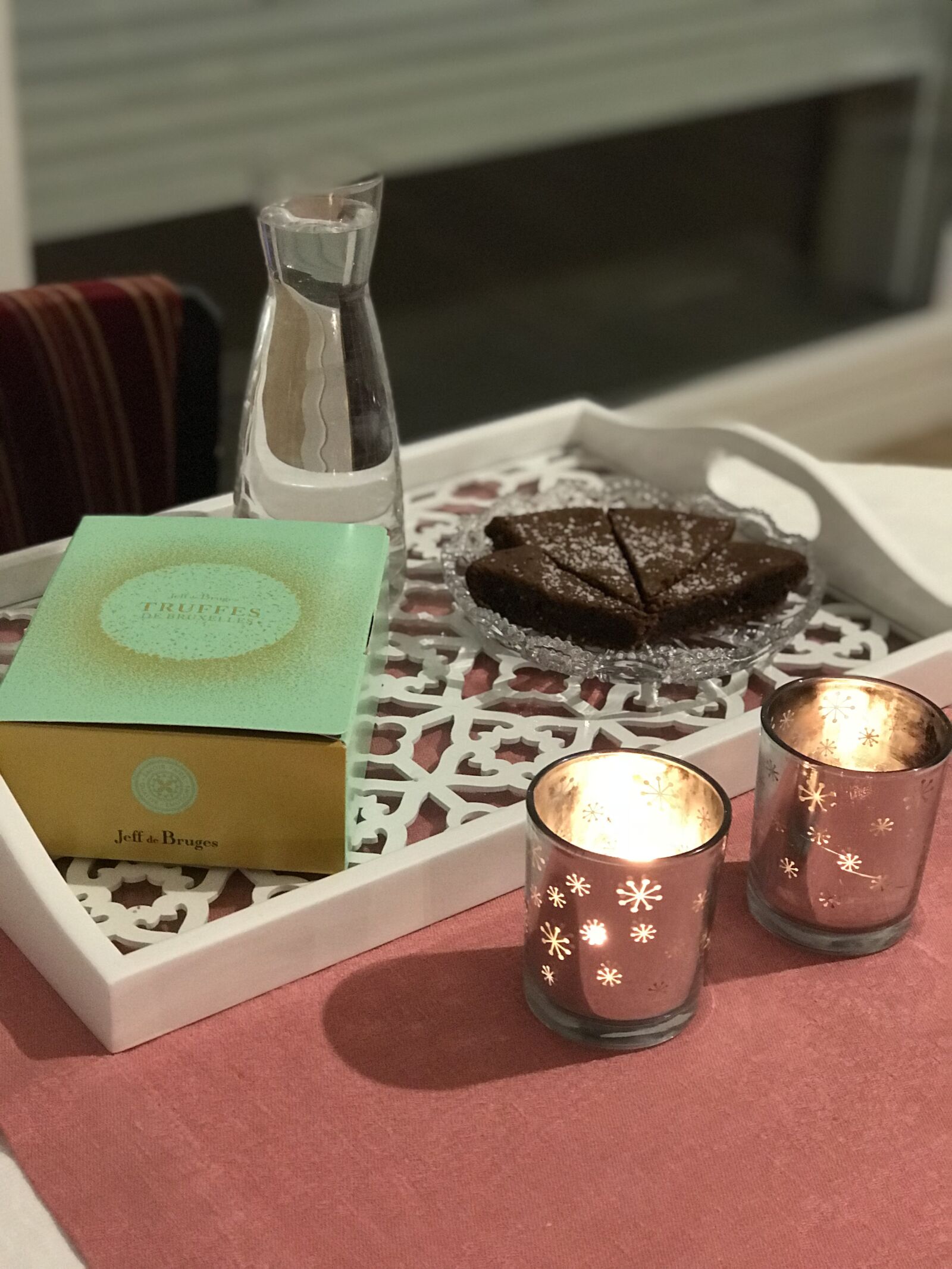 iPhone 7 Plus back dual camera 6.6mm f/2.8 sample photo. Chocolate, table, luxury photography