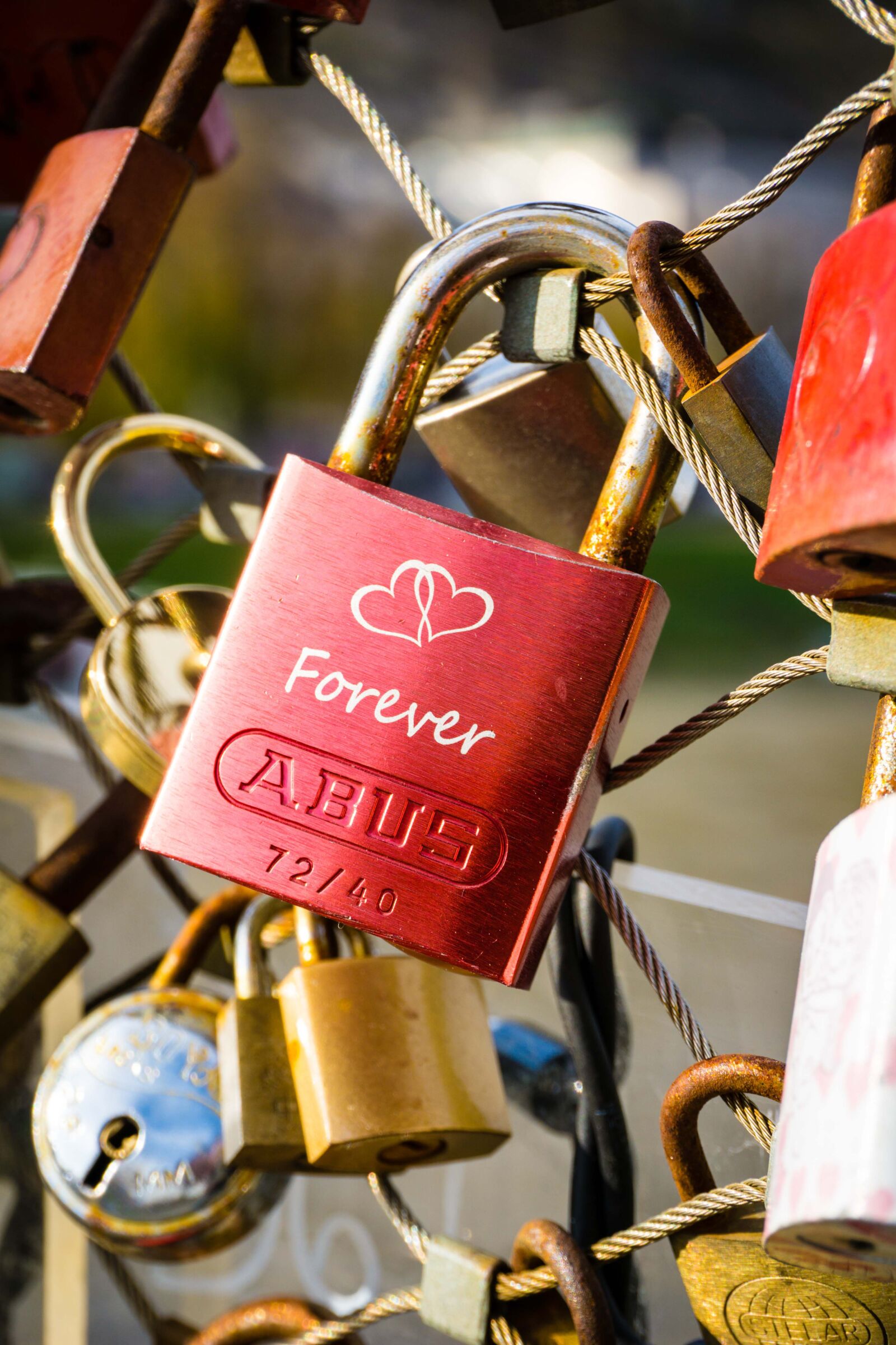 Sony a6000 sample photo. Padlock, bridge, love photography