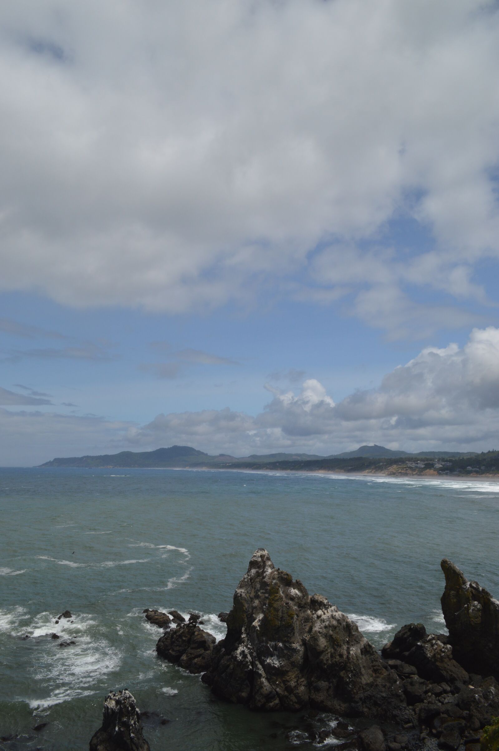 Nikon D3200 sample photo. Rocks, trees, sea photography