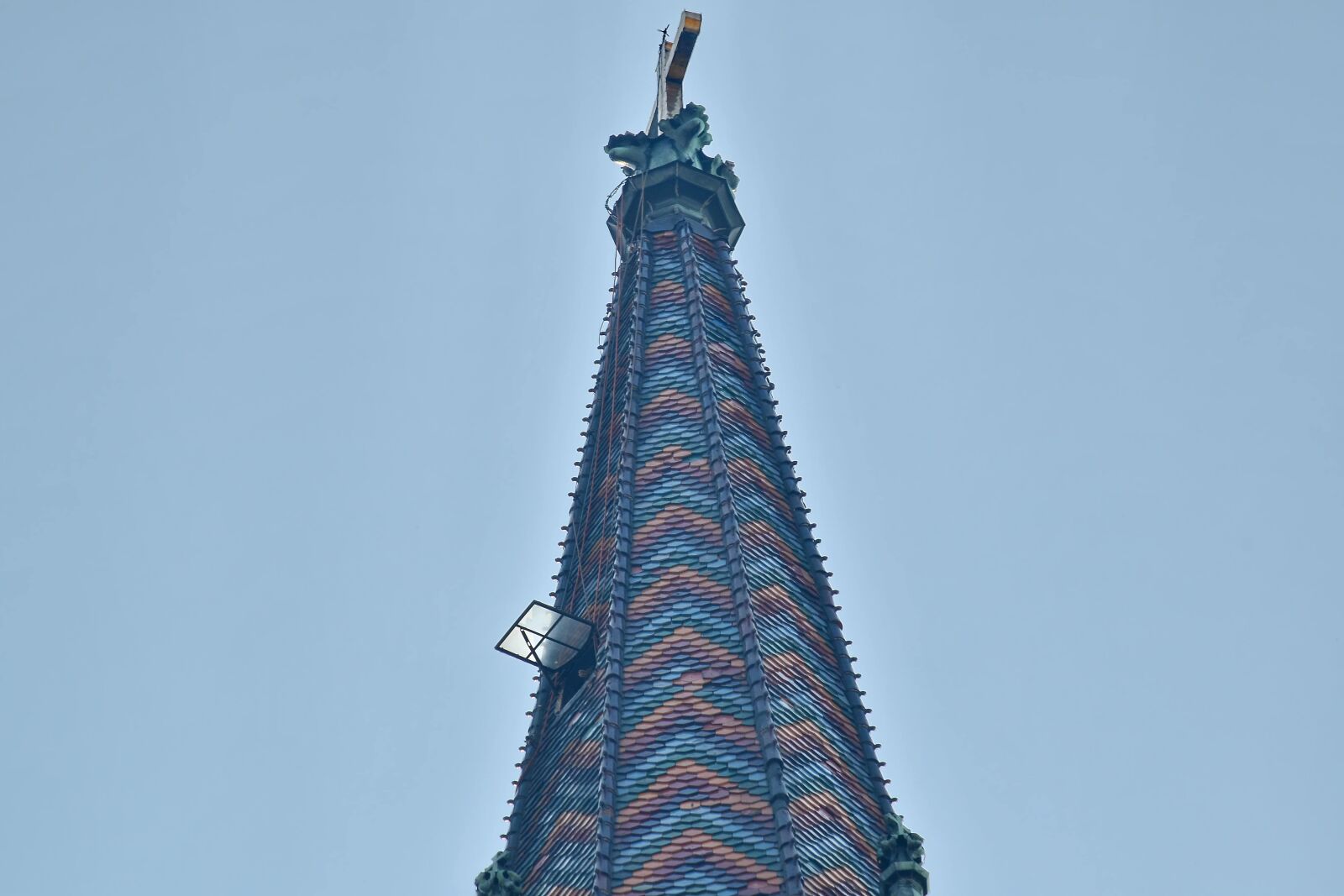 Nikon D5500 sample photo. Church tower, cross, window photography