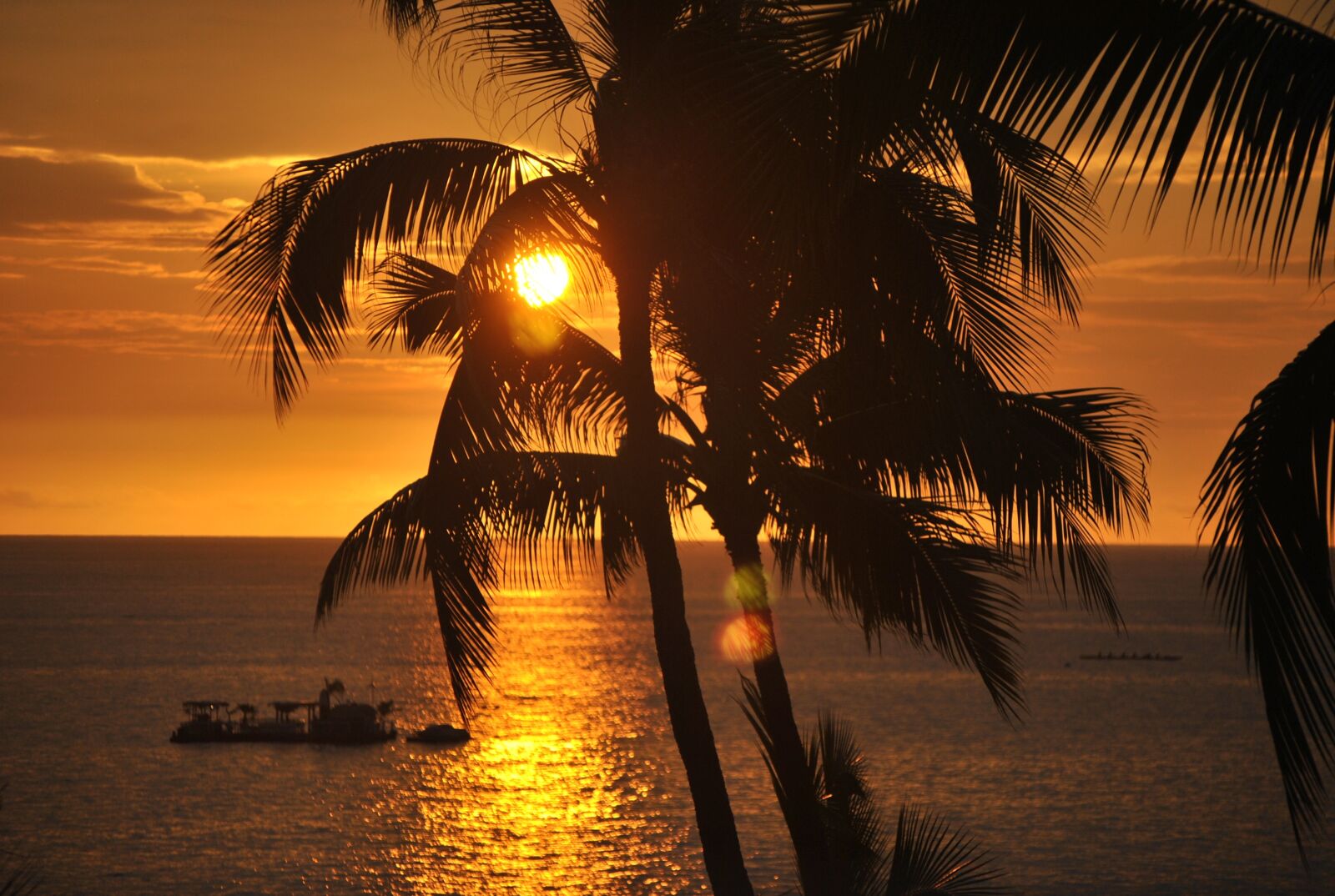 Nikon D3000 sample photo. Hawaii, sunset, ocean photography