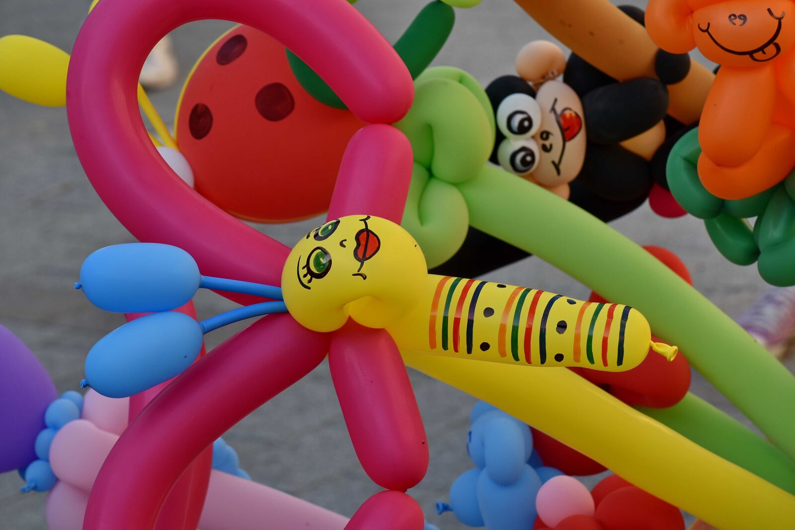 Nikon D5500 sample photo. Balloon, colourful, funny, handmade photography