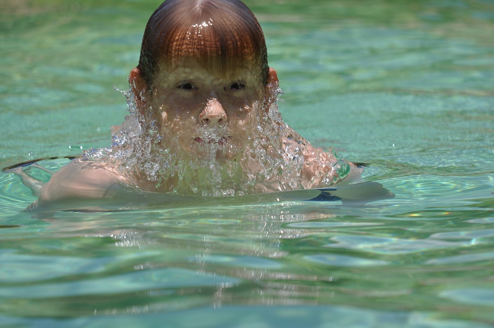 Nikon D90 sample photo. Swimming, water, wet photography