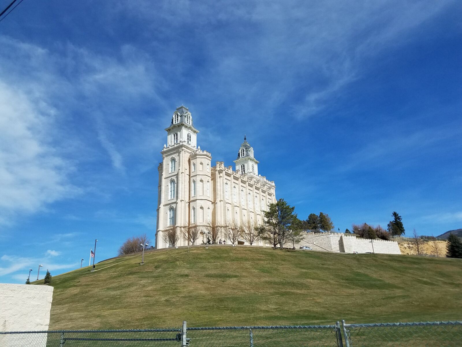 Samsung Galaxy S7 sample photo. Manti, temple photography