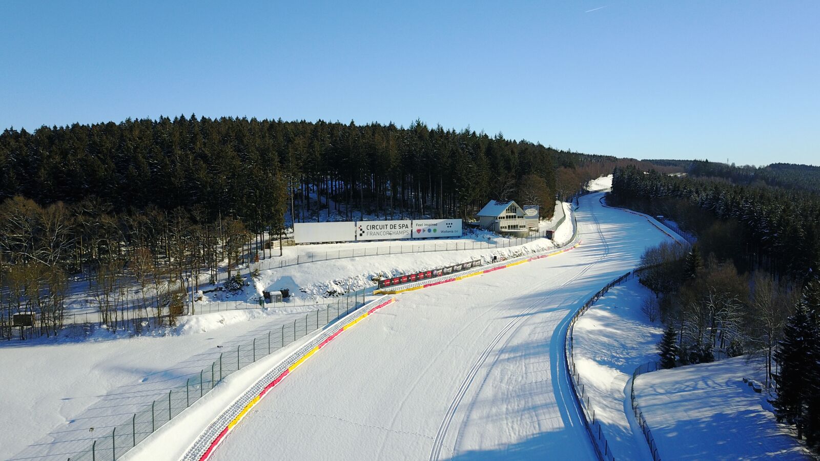 DJI FC220 sample photo. Raidillon, circuit, f1 photography