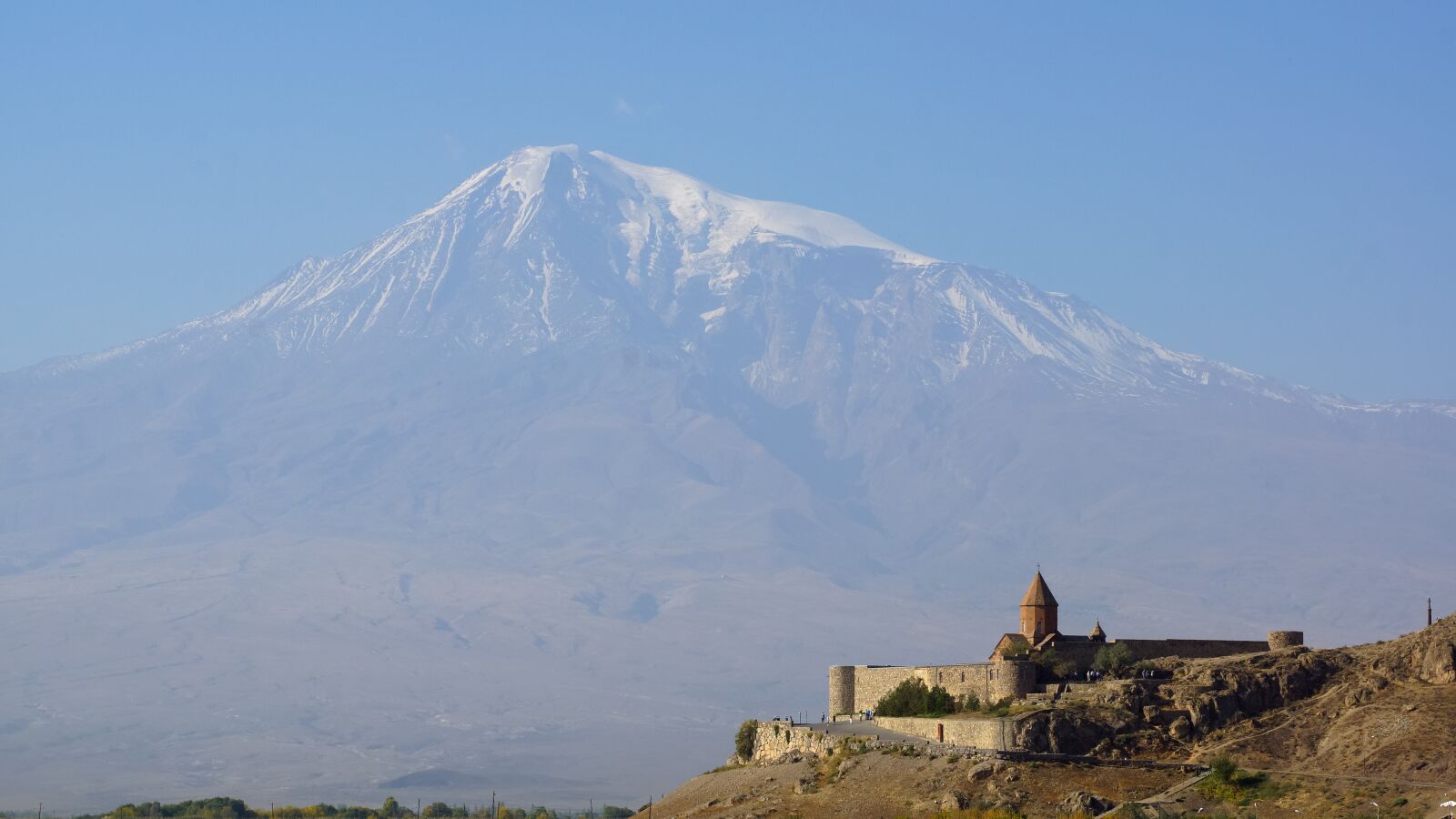 Sony DT 18-135mm F3.5-5.6 SAM sample photo. Khor virap, monastery, ararat photography