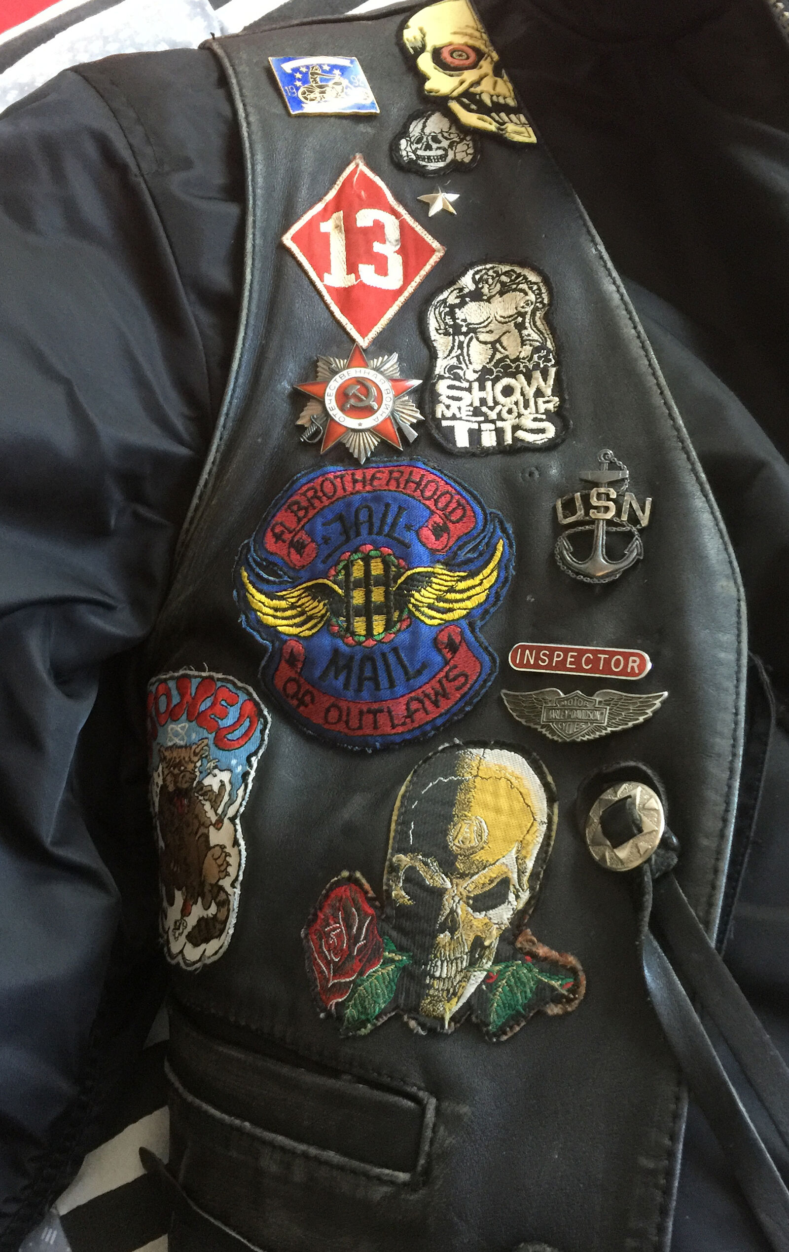 iPhone 6 Plus back camera 4.15mm f/2.2 sample photo. Bikers, jacket, motorcycle, biker photography