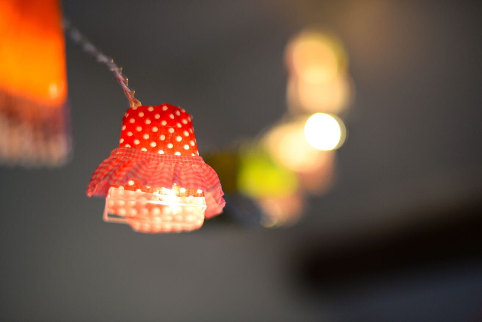 Nikon D610 sample photo. Light, lampshade, rope photography
