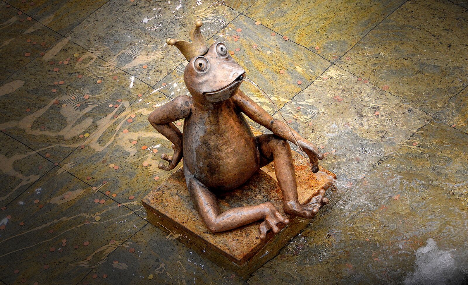 Nikon D3200 sample photo. Gargoyle, frog, sculpture photography