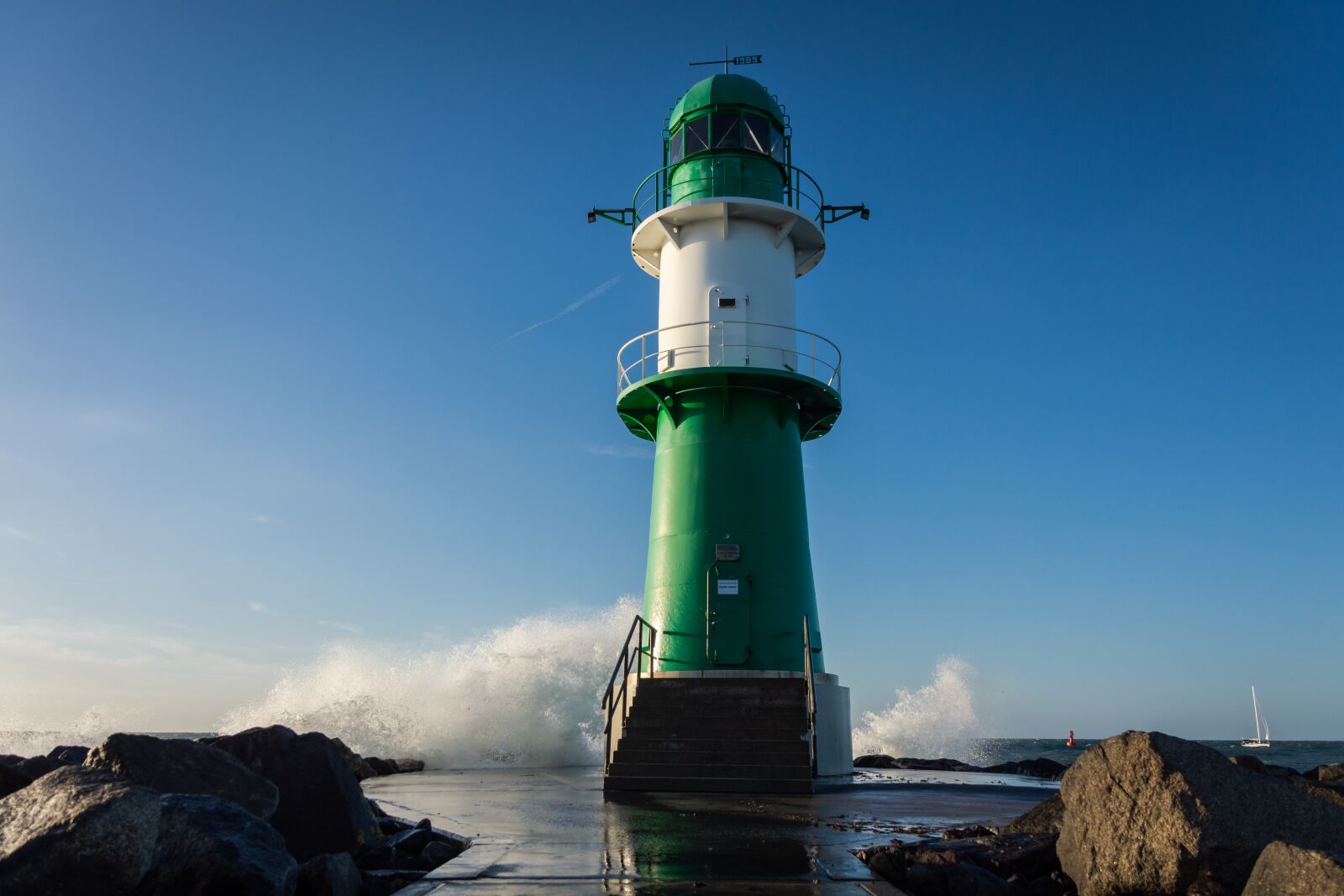 Nikon D7200 sample photo. Lighthouse, sea, port photography