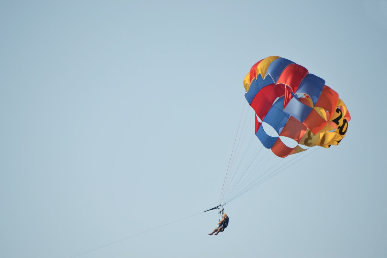Nikon D3100 sample photo. Sky, parachute, adventure photography