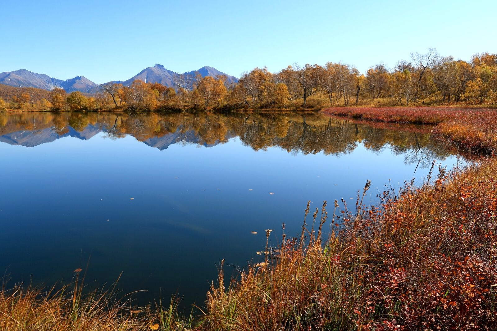 Canon PowerShot G7 X Mark II sample photo. Autumn, lake, mountains photography