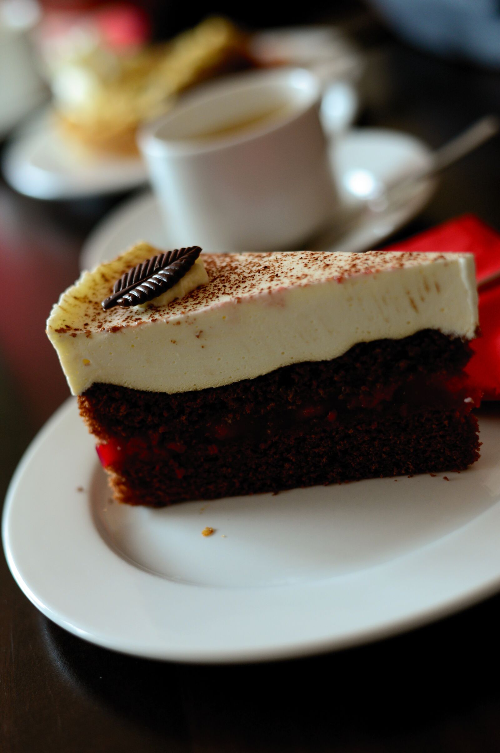 Nikon D610 sample photo. Cake, cafe, drink coffee photography