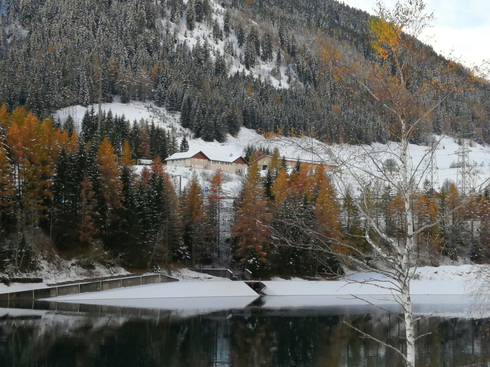 HUAWEI P30 LITE sample photo. Switzerland, snow, mountains photography