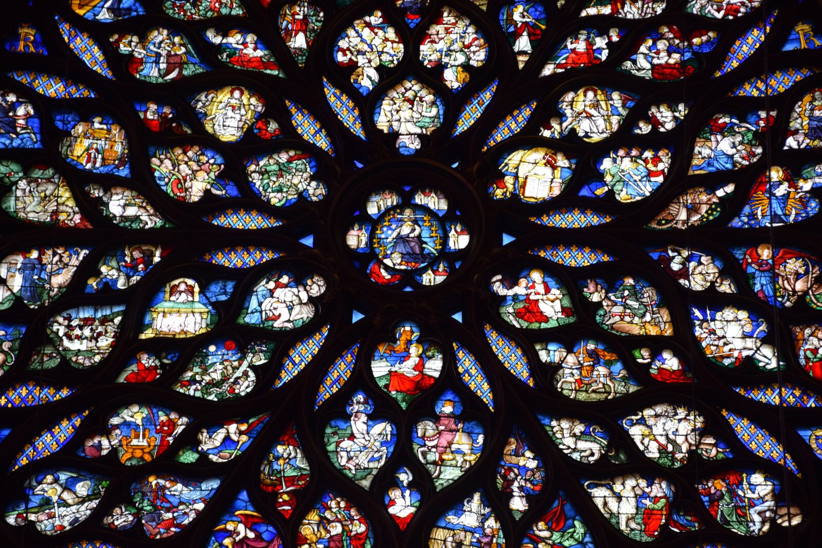 Nikon D3300 sample photo. Stained glass, sainte-chapelle, gothic photography