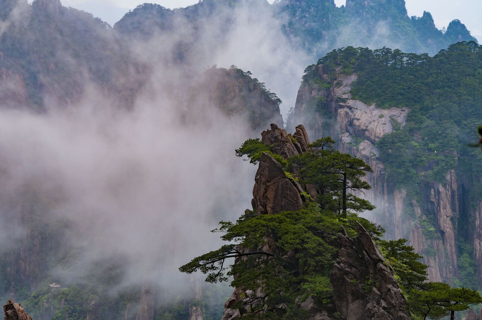 Nikon D90 sample photo. Huangshan, mist, peak photography