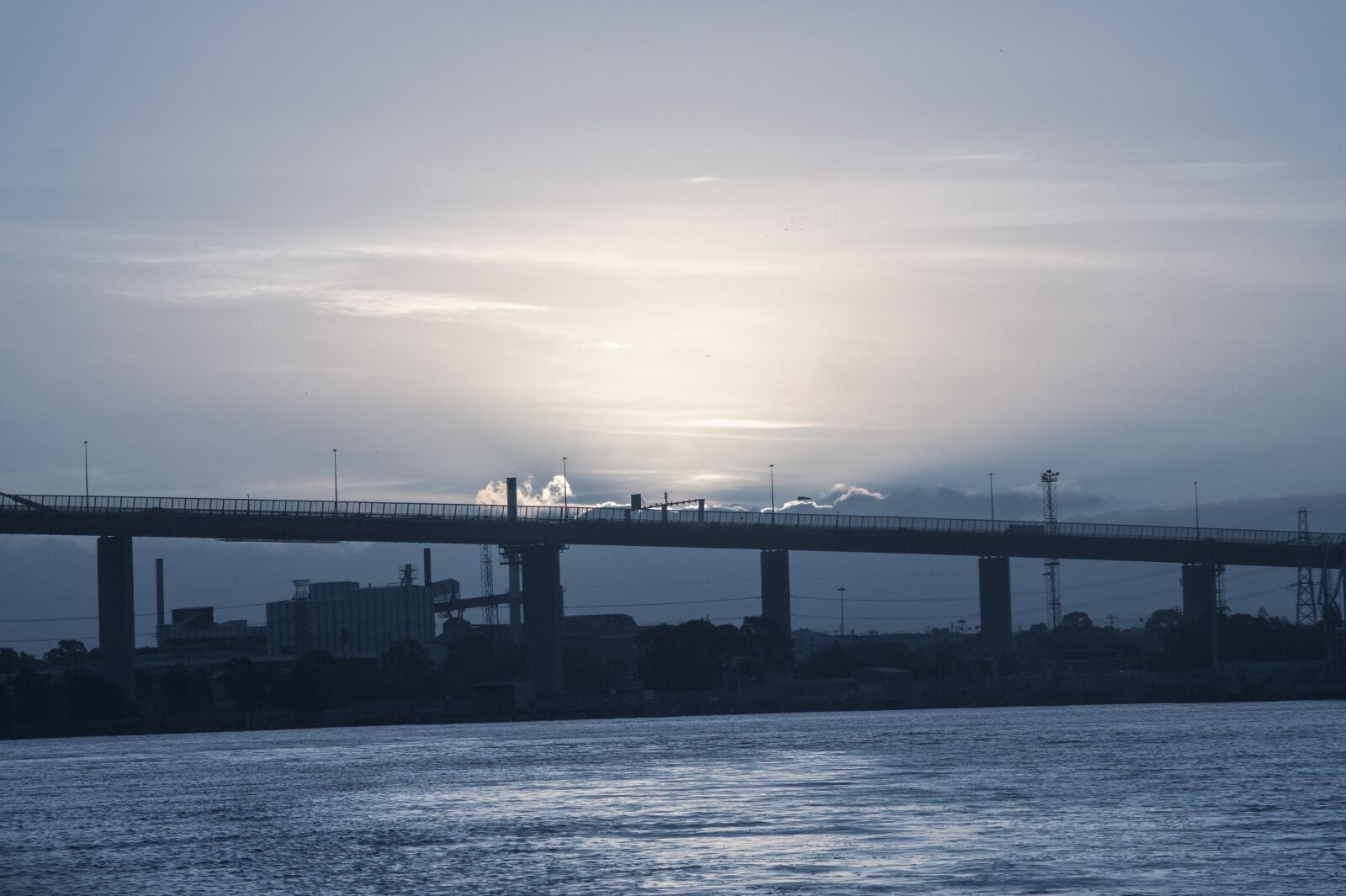 Sony SLT-A58 sample photo. Sunset, river, bridge photography