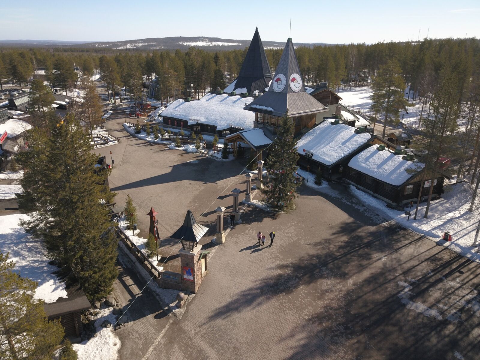 DJI FC220 sample photo. Santa's workshop, rovaniemi, finnish photography