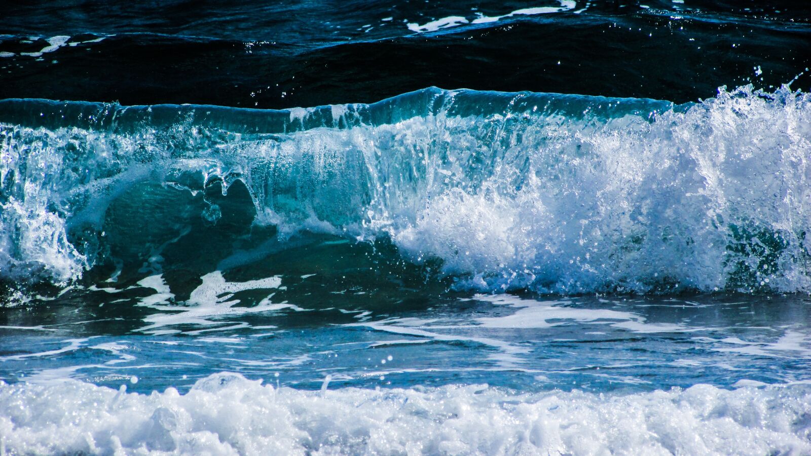 Canon PowerShot SX400 IS sample photo. Wave, bubbles, foam photography