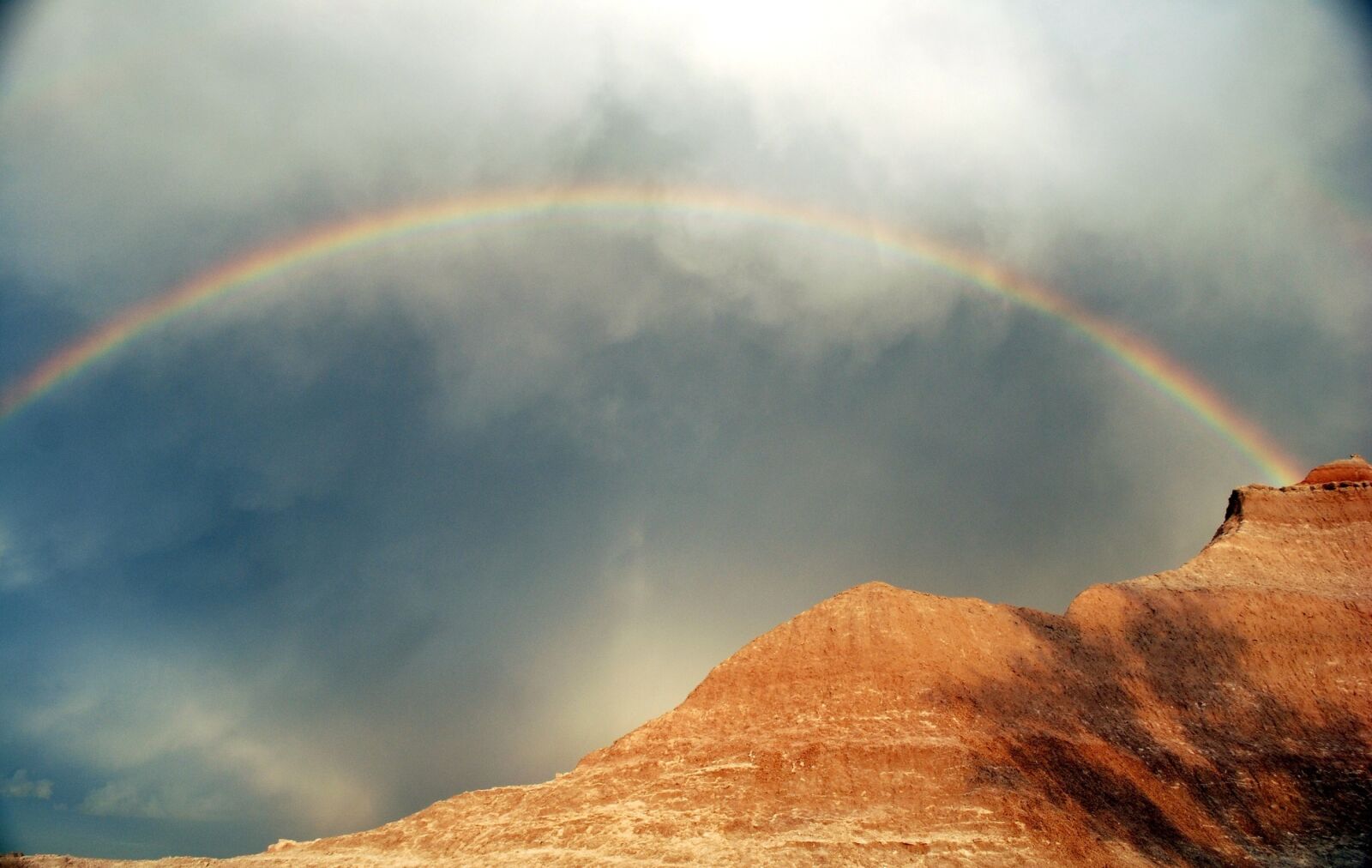 Nikon D60 sample photo. Rainbow, sky, wilderness photography