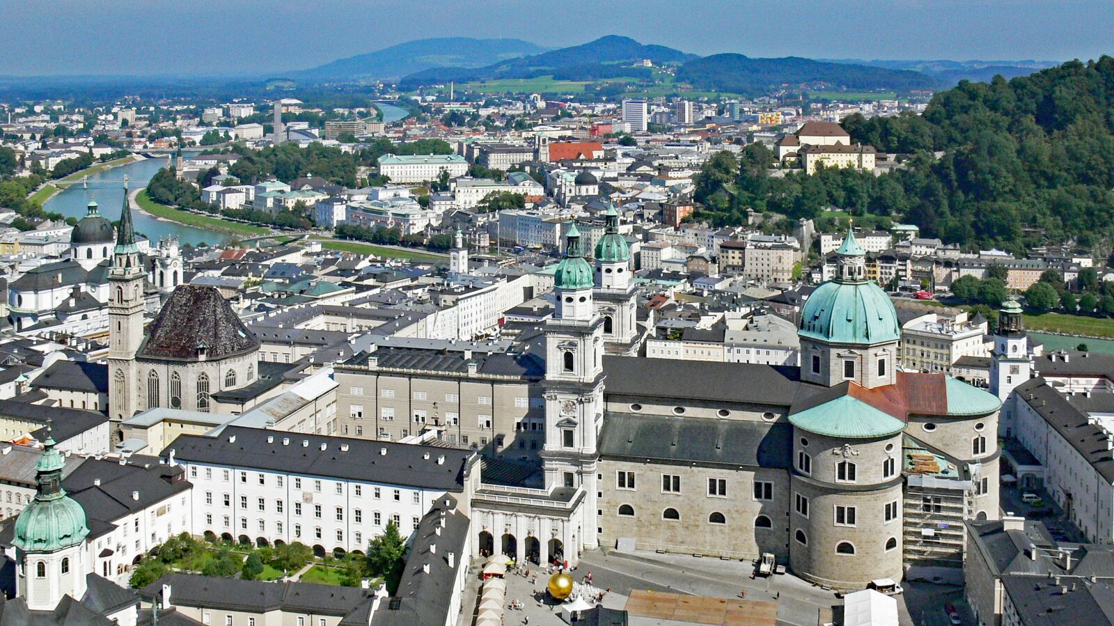 Panasonic DMC-FZ30 sample photo. Salzburg from the castle photography